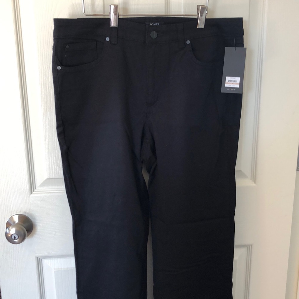 Jones New York Signature Black Straight Leg Jeans